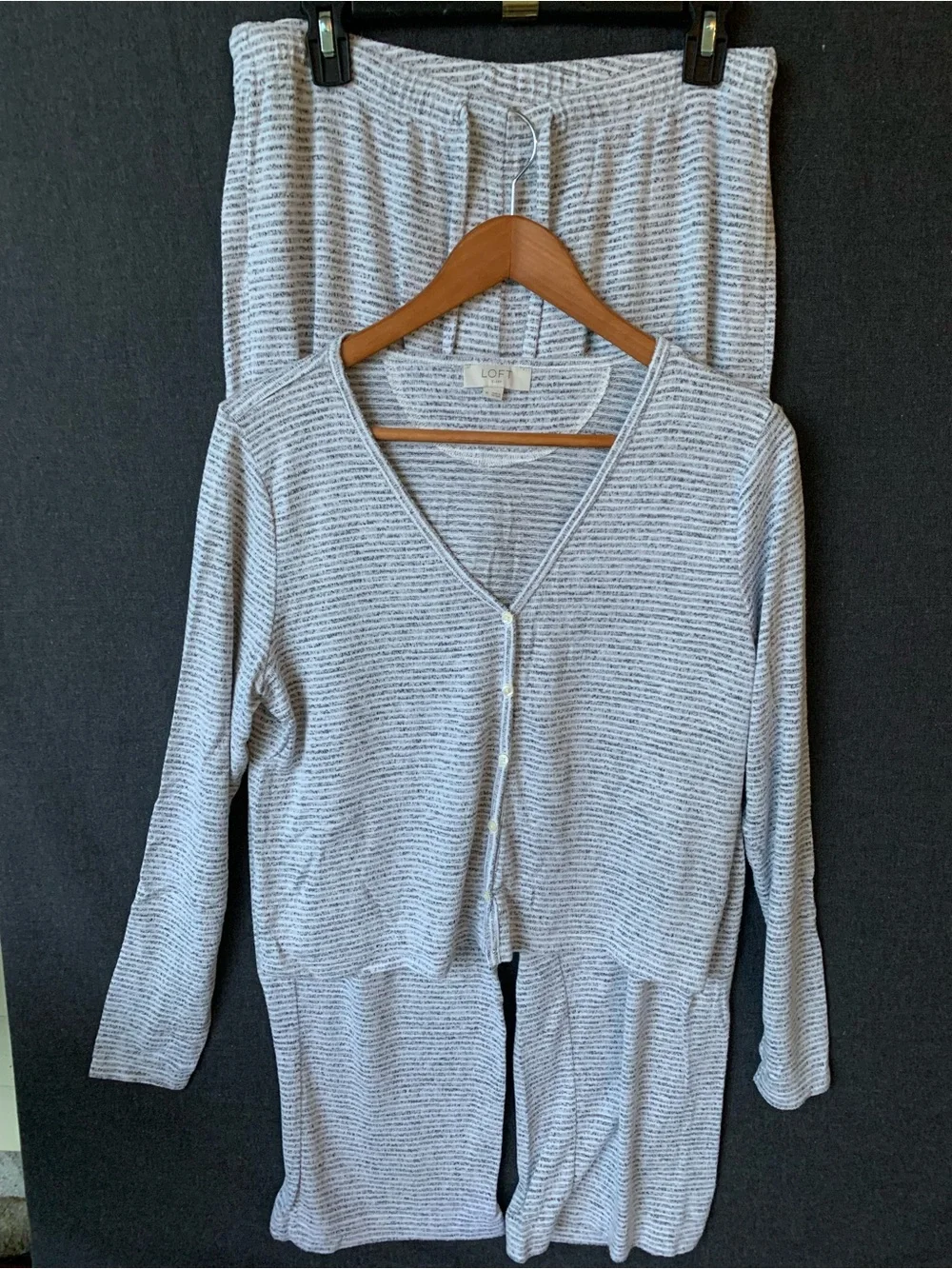 Ann Taylor LOFT Sleep Cozy Pajama Pants & Top Set Women’s Size Medium Loungewear
